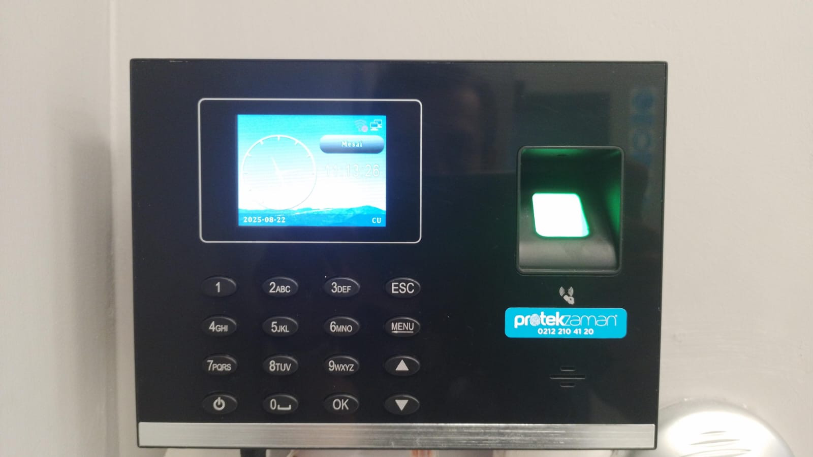 PR-11W Parmak İzi Sistemi Montaj 3