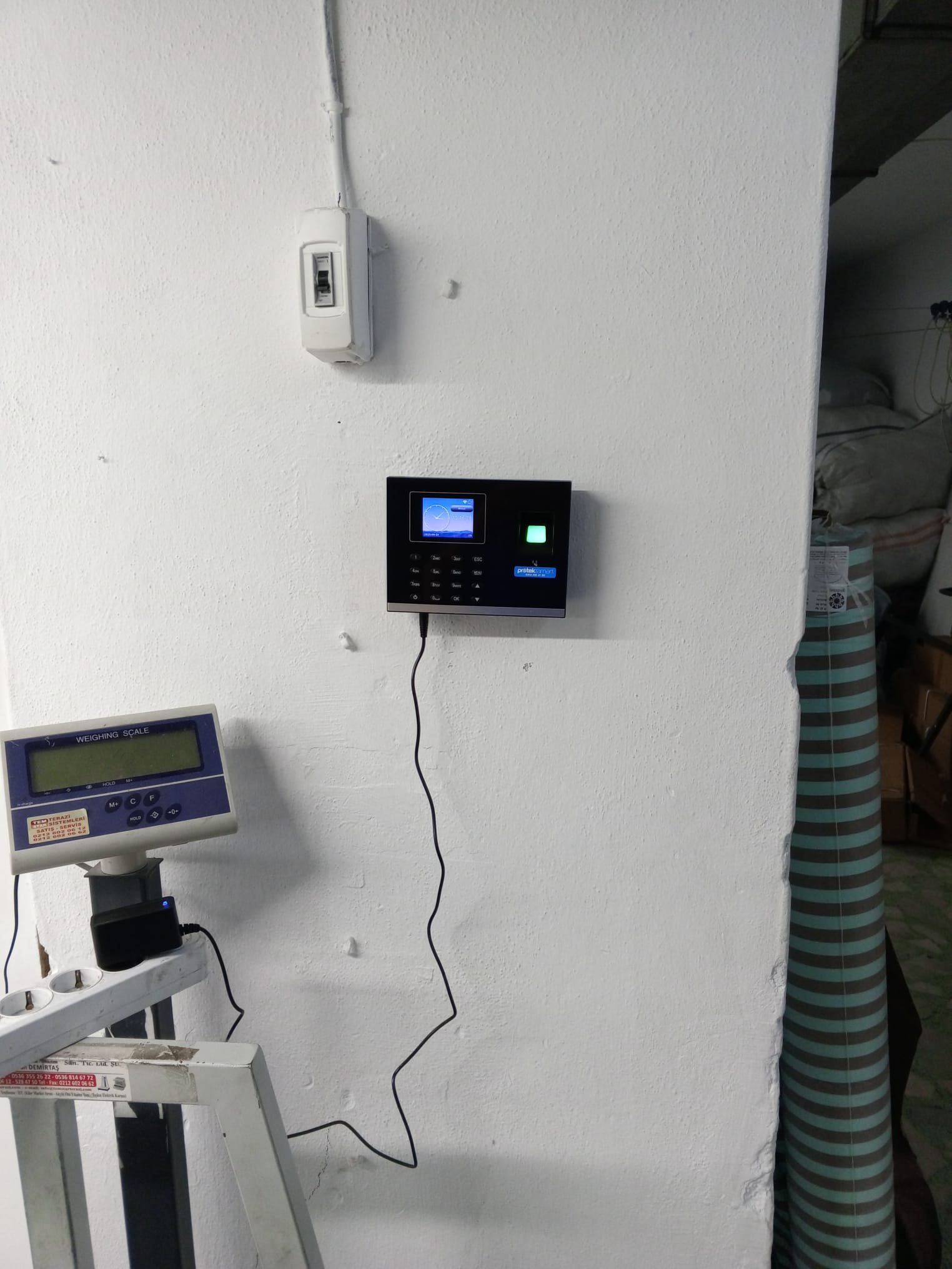 PR-11W Parmak İzi Sistemi Montaj 7