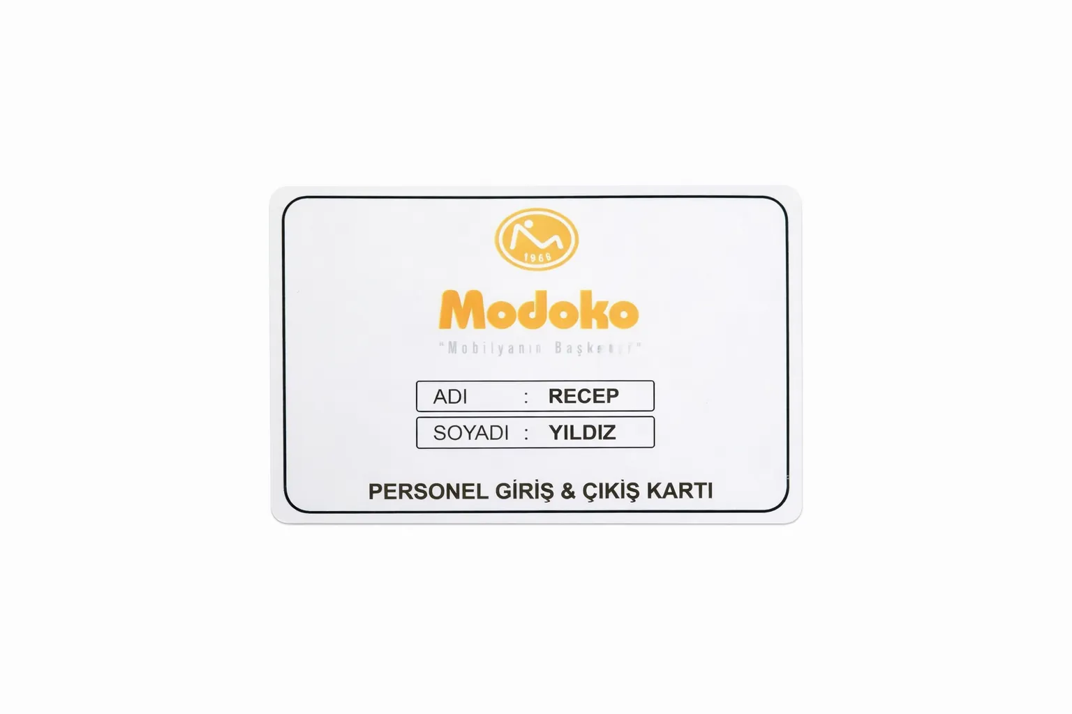 MİFARE BASKILI PERSONEL KARTI