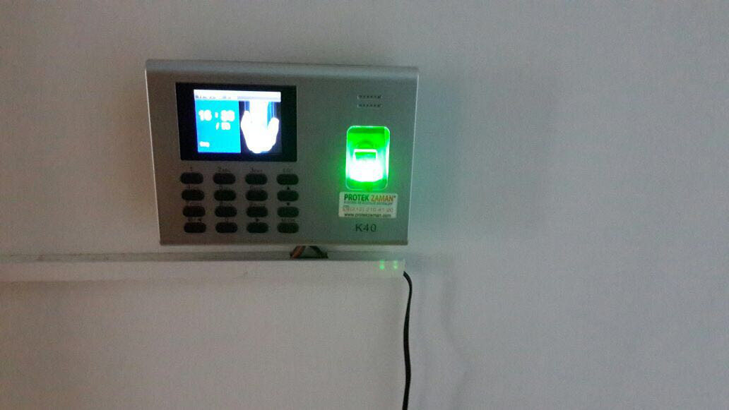 K40-ID Parmak İzi Okuyucu Montaj Görüntüleri