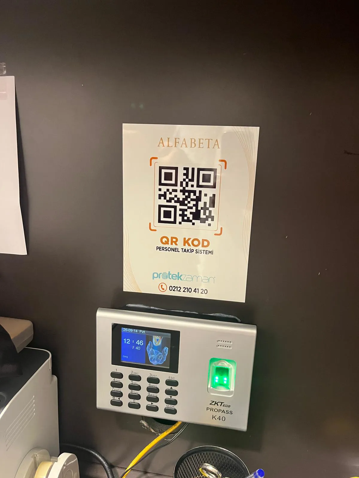 QR KOD OKUYUCU PERSONEL TAKİP SİSTEMİ