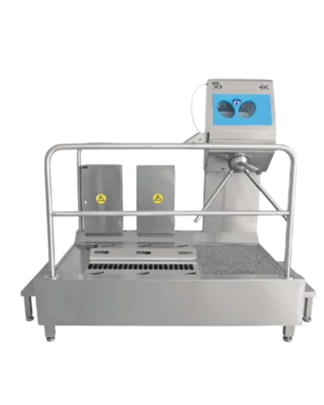 Taban Fırçalamalı Nem Alıcı Paspaslı Turnikeli El Dezenfeksiyon Sistemi -PH5411 