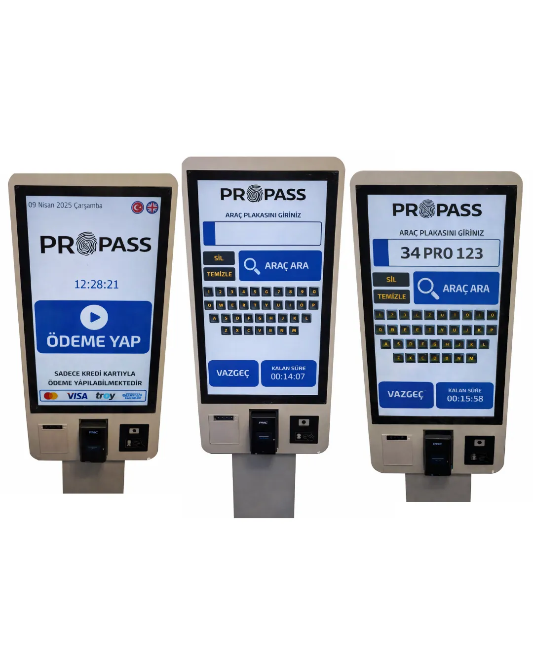 PROPASS Otopark ücret ödeme kioskları