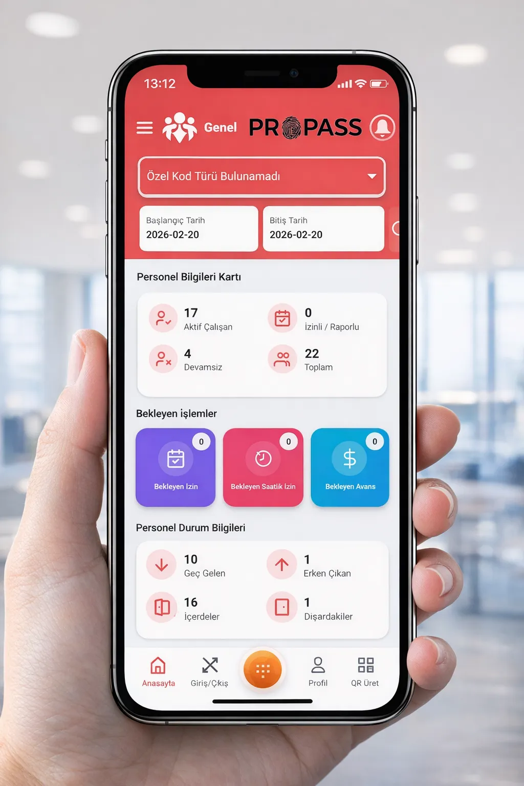 WEB PDKS MOBİL UYGULAMA