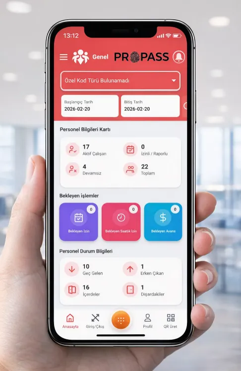 WEB PDKS MOBİL UYGULAMA